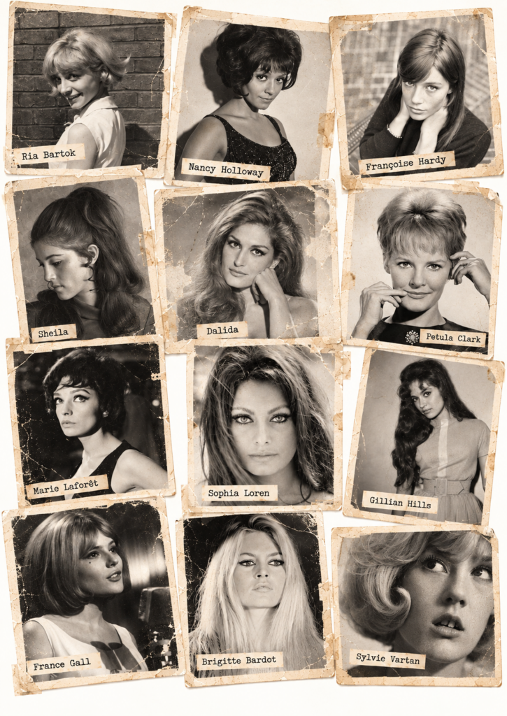 Chanteuse Yéyé années 60 Brigitte bardot